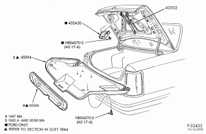 SOFT, INTERIOR TRIM-Luggage compartment trim - decklid trim panel