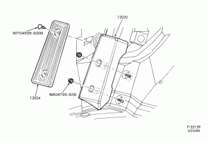 SOFT, INTERIOR TRIM-Foot rest