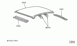 SHEET METAL-54 - upper body - roof panel