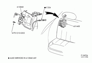 SEATS AND SEAT BELTS-Rear seat back latch & related parts