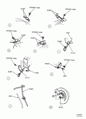 BRAKES-Disc brake system - without anti-lock - exc. NGV - Page B