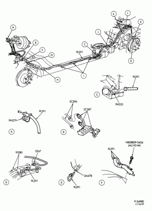 BRAKES-Disc brake system - with anti-lock - NGV - Page A