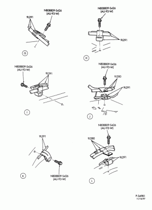 BRAKES-Disc brake system - with anti-lock - NGV - Page B