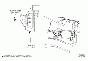 SOFT, INTERIOR TRIM-Luggage compartment trim - compact disc player cover