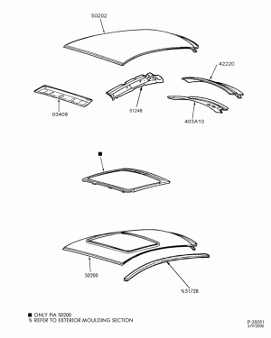 SHEET METAL-63 - upper body - roof panel