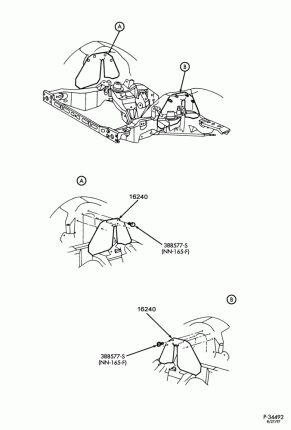 FENDERS AND HOODS-Fender apron suspension splash shield