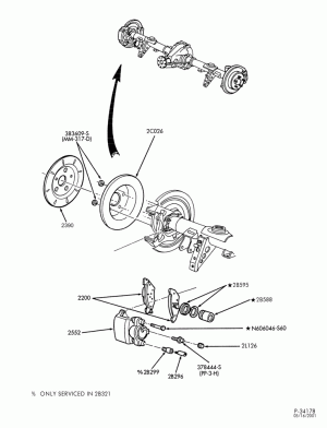 BRAKES-Brake assembly - disc rear