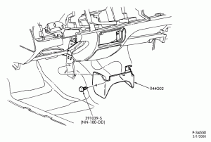 SOFT, INTERIOR TRIM-Interior trim panels - instrument panel cover installation