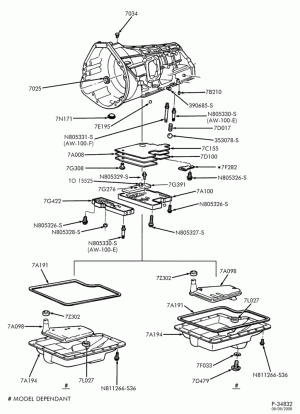 AUTOMATIC TRANSMISSION-INTERNAL PARTS - Main control valve, accumulator body, solenoid body & related parts-TN