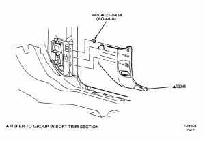 SOFT, INTERIOR TRIM-Interior trim panels - cowl side trim panel - passenger side