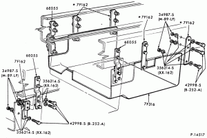 6 CYL. 6.9L (426 C.I.D.) DIESEL - DETROIT 6-71-L-LN-LNT-LT-LTS900- transmission shield (lower)