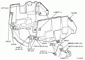 6 CYL. 6.9L (426 C.I.D.) DIESEL - DETROIT 6-71-LN-LNT900-R.H. and L.H.- (upper) w/straight frame