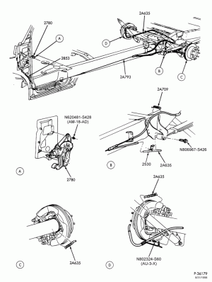 BRAKES-Parking brake system-E350