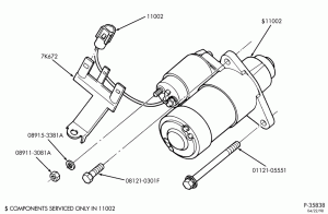 DISTRIBUTOR AND IGNITION SYSTEM-Starter & related parts