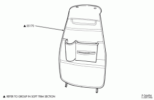 SOFT, INTERIOR TRIM-Interior trim - seat back organizer-TW