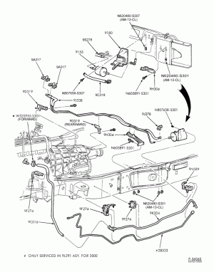 8 CYL. 5.4L - SOHC-Fuel system & related parts - lines - Page A