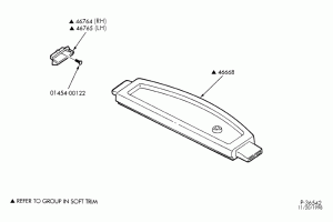 SOFT, INTERIOR TRIM-Interior trim - panel - package tray-DM
