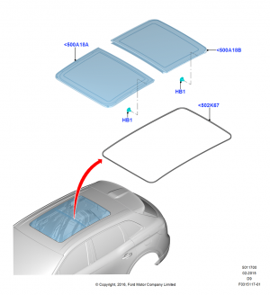 Panoramic Glass Roof, Roof Conv-Panorama Pwr/Open; 22/MAY/2015