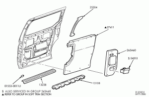 SOFT, INTERIOR TRIM-Interior trim - side door-DM