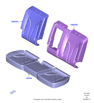 Rear Seat Pads/Valances & Heating, Less Rear Heated Seat; 22/MAY/2015