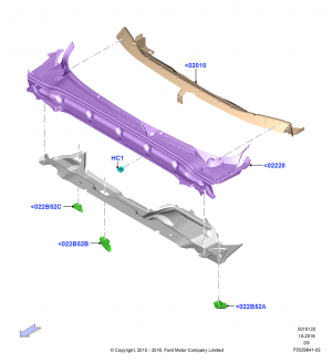 Cowl/Panel and Related Parts; 22/MAY/2015