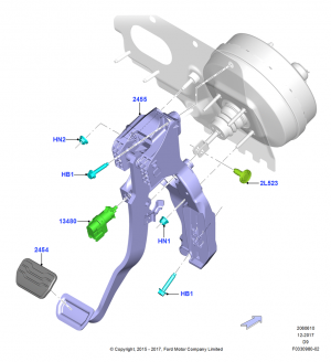 Педаль тормоза
