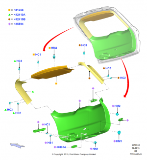Back Door/Tailgate Trim Panels; 22/MAY/2015