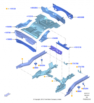 Floor Pan - Center and Rear; 22/MAY/2015