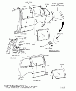 BODY SIDES AND QUARTER-Body side glass, quarter glass & window control parts-TW