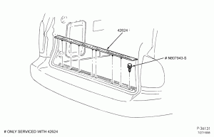 SOFT, INTERIOR TRIM-Interior trim - liftgate scuff plate-TW