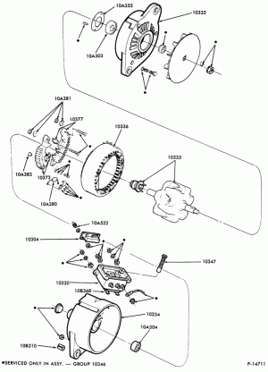 ALTERNATORS-Alternator-Leece Neville-70, 90 and 105 amp.