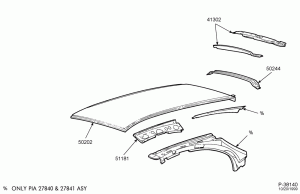 SHEET METAL-74 - upper body - roof panel