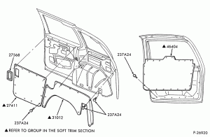 SOFT, INTERIOR TRIM-Interior trim - panel - rear liftgate - Cargo Van-DM