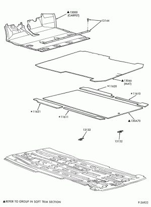 SOFT, INTERIOR TRIM-Interior trim - floor carpets, mats, boards & rails - Cargo Van-DM