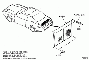 SOFT, INTERIOR TRIM-Luggage compartment trim - hold down net