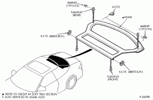 SOFT, INTERIOR TRIM-Luggage compartment trim - cover
