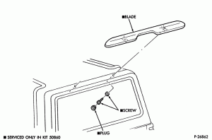 LIFT/TAILGATE, BACK-OF-CAB, BACK WINDOW-Air deflector-TW