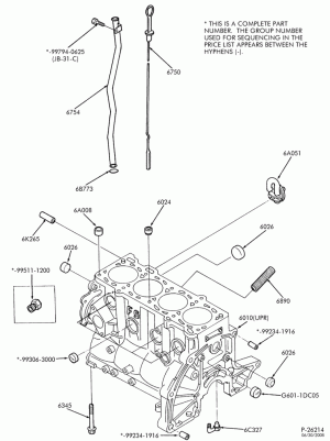 4 CYL. 2.0L-Cylinder block plugs