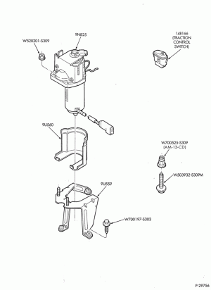 6 CYL. 2.5L-Actuator assembly - throttle intervention