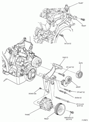 8 CYL. 5.8L - GAS-Secondary air injection (AIR) - under 8500# G.V.W. - Page B