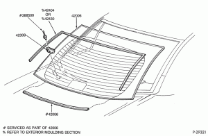 ROOF-Back window - w/vinyl roof