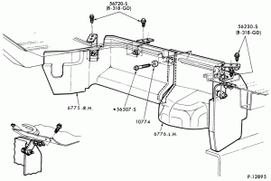 8 CYL. 9.3L (568 C.I.D.) DIESEL - DETROIT-L-LN-LNT-LT900-rear (straight frame)