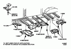 SHEET METAL-Under body heat shields-E150/450