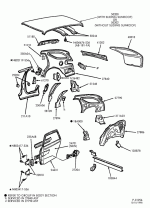 SHEET METAL-74 - upper rear