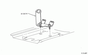SEATS AND SEAT BELTS-Seat belt tether strap kit - typical