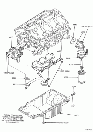8 CYL. 3.4L - SHO-Oil pump, filter, cooler, pan & related parts