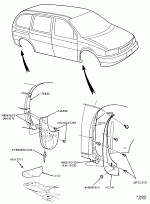 Дефлекторы, брызговики, накладки