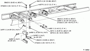 DRIVELINE SUPPORT BRACKETS--LTL900