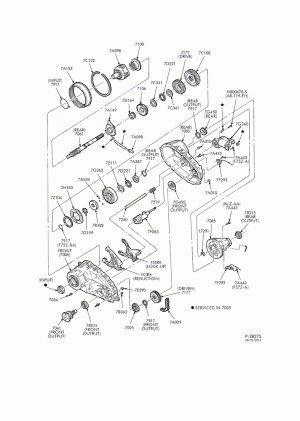 MANUAL TRANSMISSION LINKAGE AND CLUTCH-Warner 4406 - on demand AWD-TN