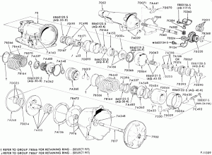 C3 TYPE - INTERNAL PARTS-INTERNAL PARTS- clutches, gear, shaft, rear support and related parts-F,MF,G,MG,J,MX,S